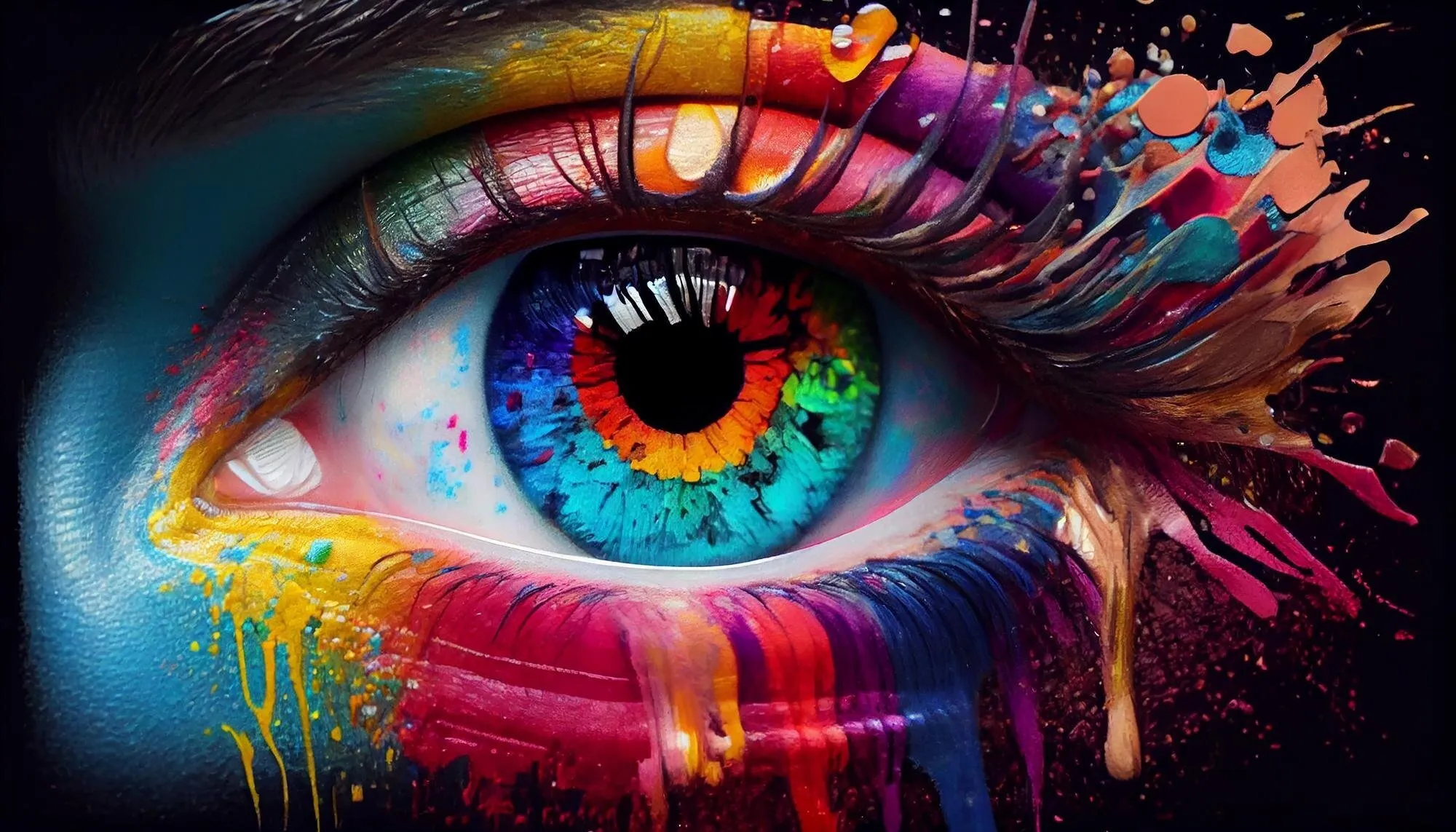 Dual CMYK colour model used in large format printing