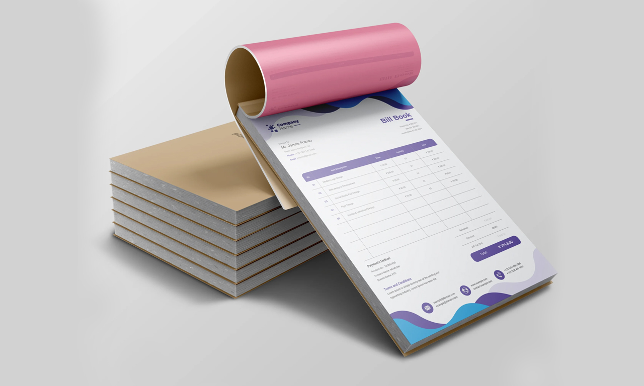 Bill Books Printing in the Maldives | Perfect Digital Solutions