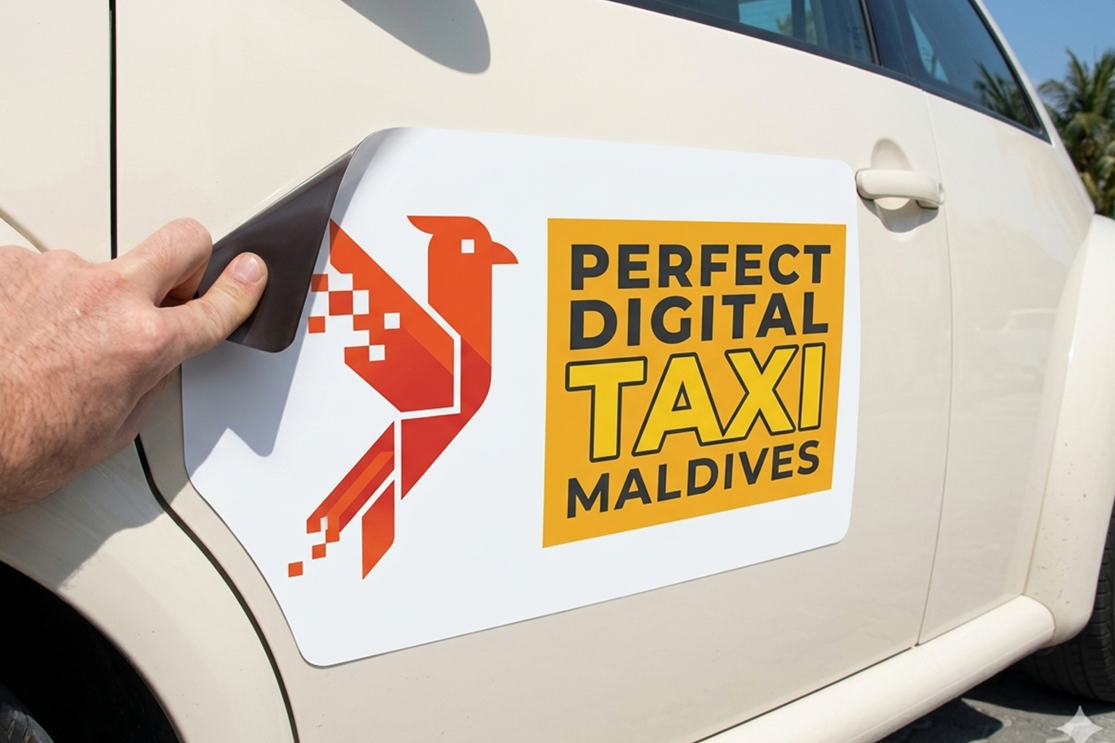 Car Magnet Sticker Printing in the Maldives | Perfect Digital Solutions