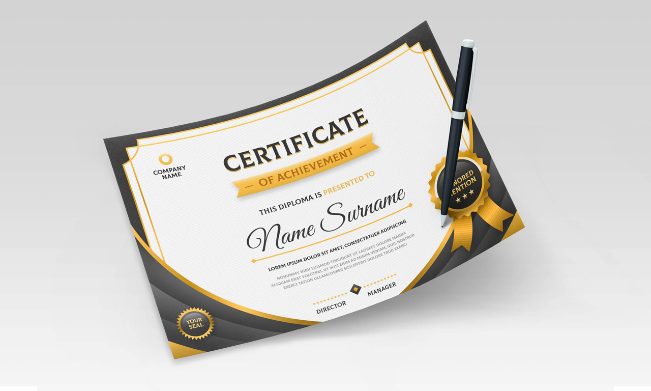 Certificate Printing in the Maldives | Perfect Digital Solutions