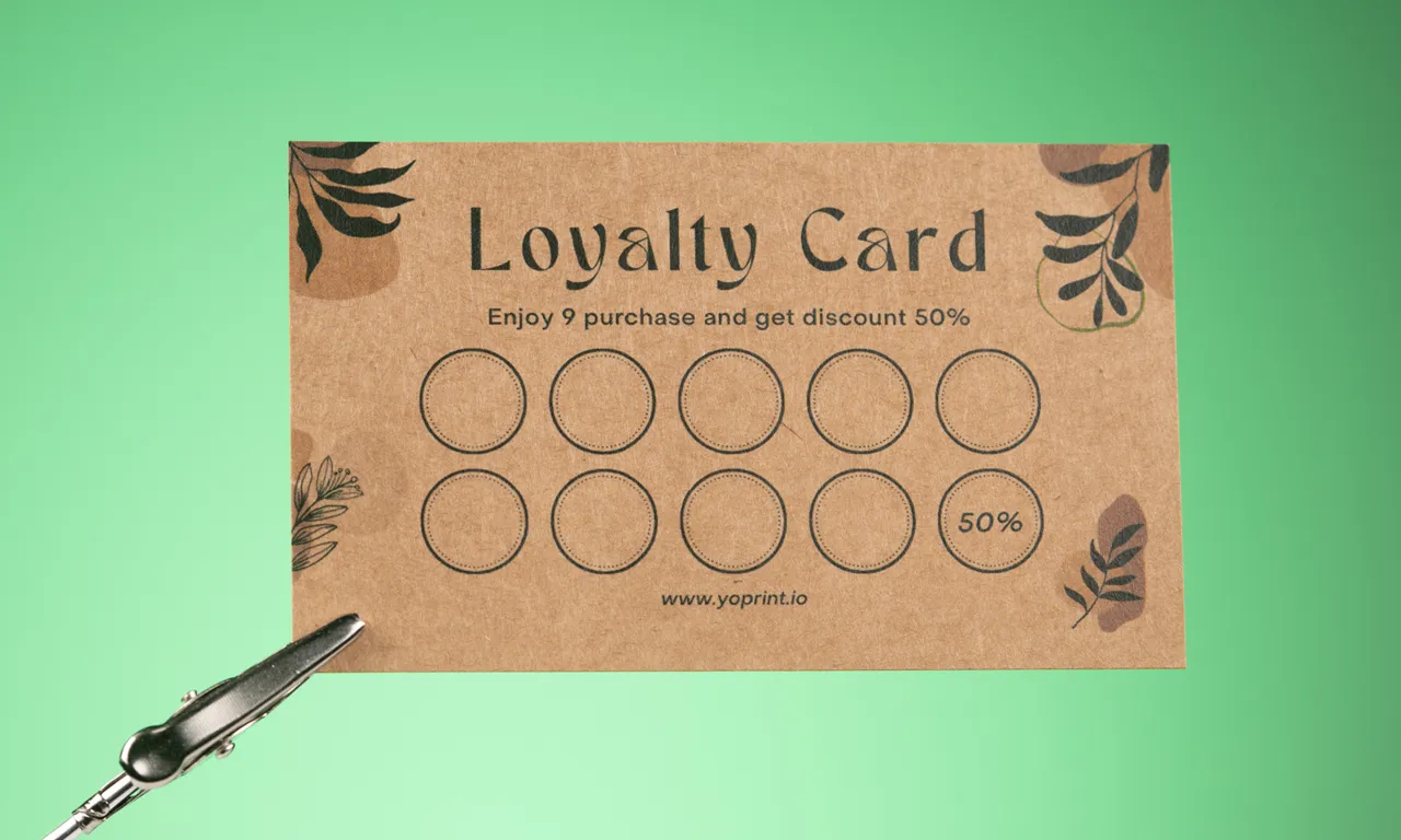 Customer loyalty reward cards with stamp and barcode tracking for businesses