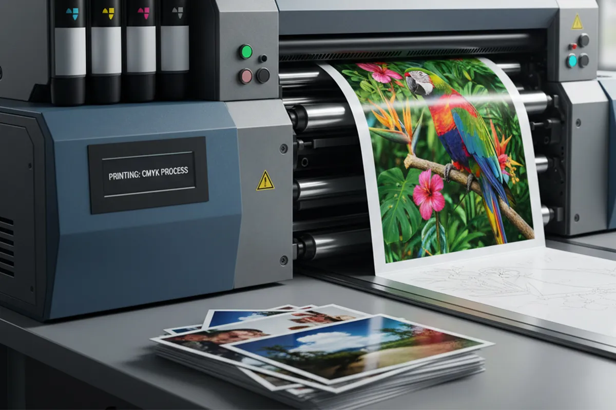 Modern printing equipment used for quality production in Maldives
