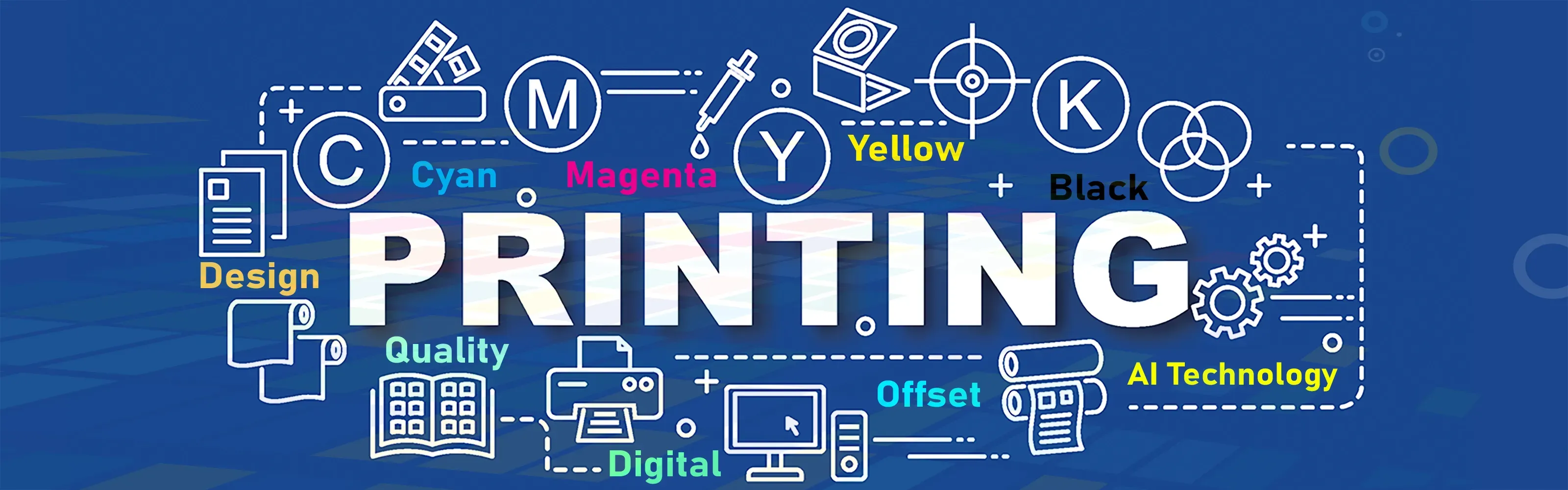 Creative typography design showcasing various printing fonts, styles, and letterpress craftsmanship