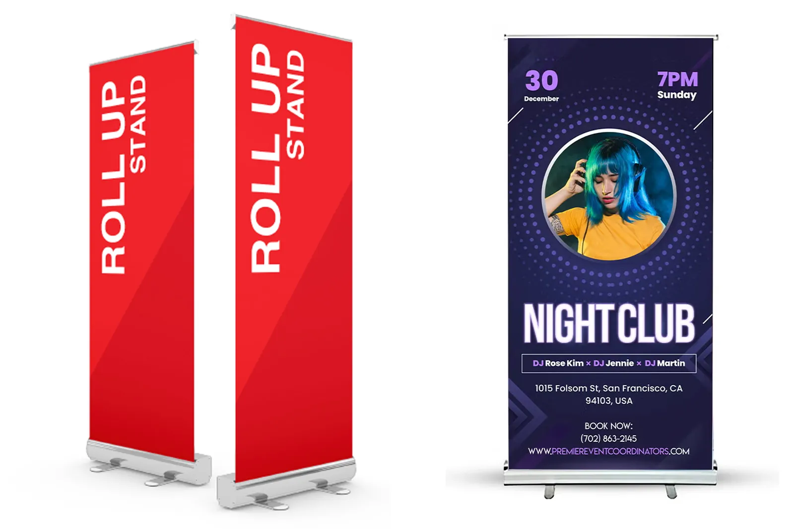 X-Stand banner printing services in Maldives