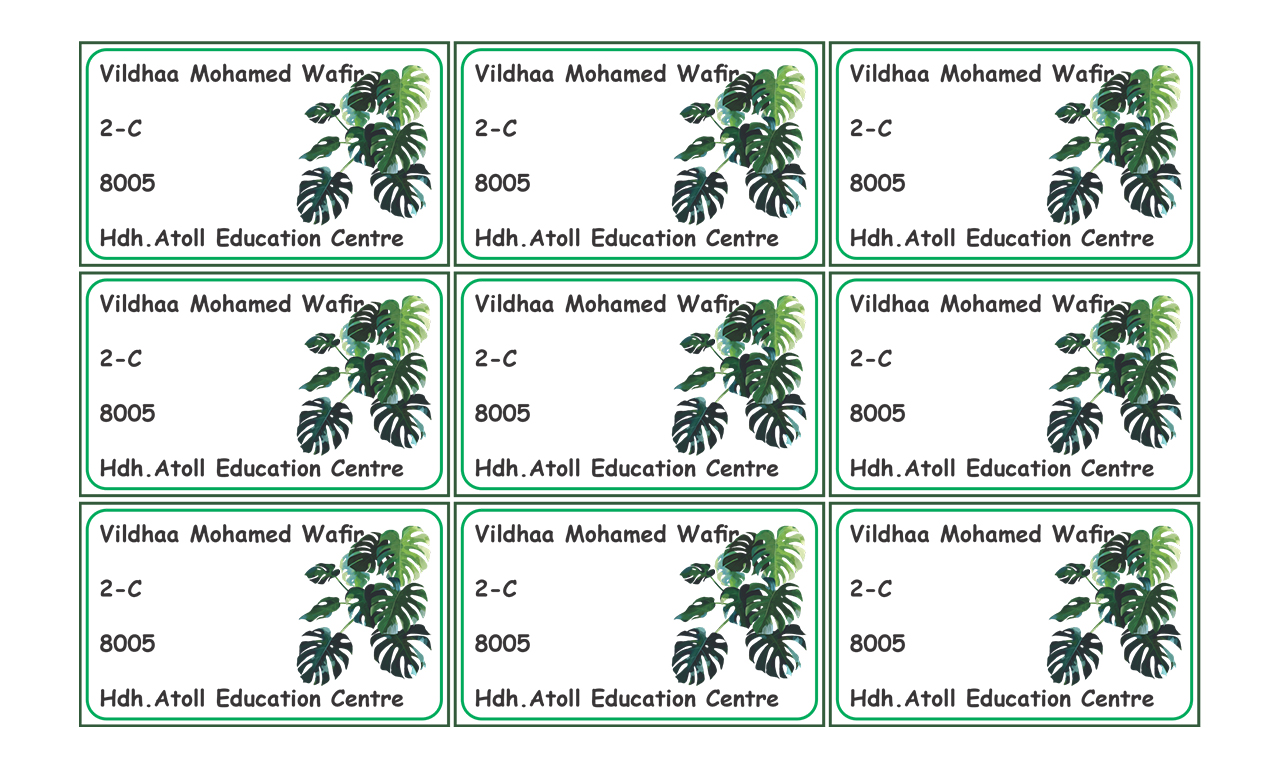 Name Tag Printing in the Maldives | Perfect Digital Solutions